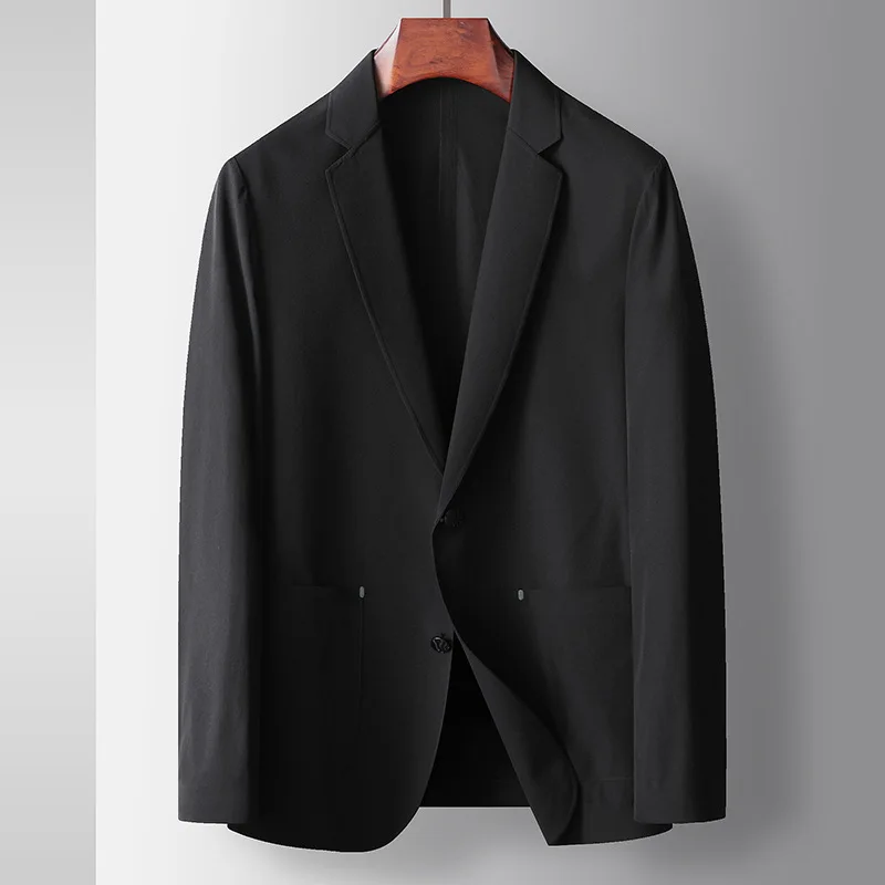 6046-Костюм мужской тонкий повседневный солнцезащитный, эластичный маленький костюм весна-осень single west jacket рубашка летняя