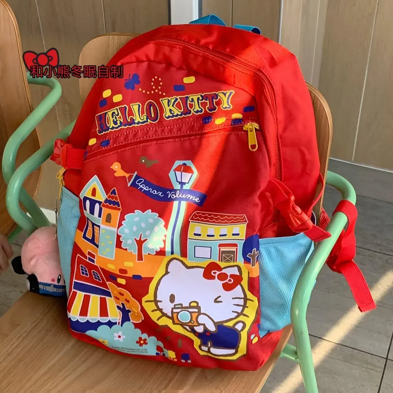 Sanrio hello kitty, милый школьный рюкзак, мультяшный рюкзак, сумка для девочек, дорожная сумка, сумка для хранения Y2K