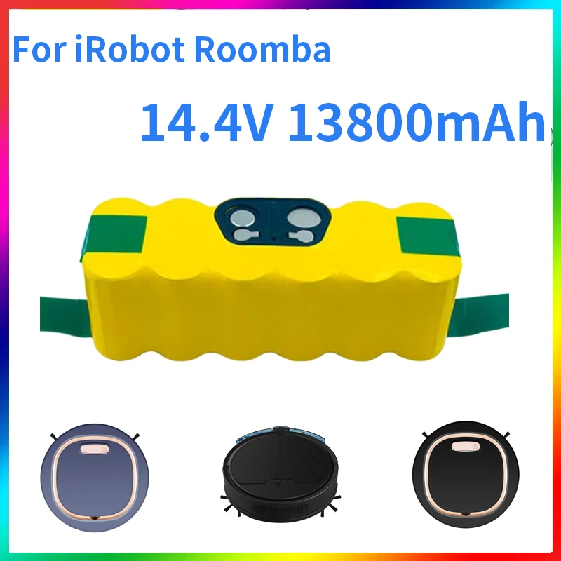 Аккумулятор Робота-Пылесоса 14,4 В 13800 мАч для iRobot Roomba 500 600 700 800 900 Серии 14,4 В 620 650 770 780 580 Батарей 0