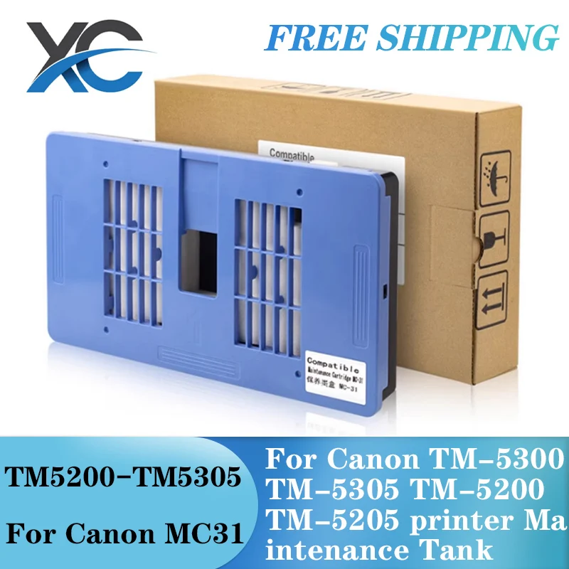 Блок технического обслуживания MC-31 Для Canon TM-5300 TM-5305 TM-5200 TM-5205 принтер MC31 Бак Для технического обслуживания картриджей MC 31 Бак для отработанных чернил