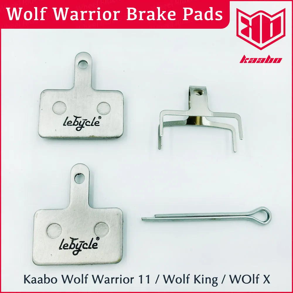 Гидравлические тормозные колодки для скутера Kaabo Wolf Warrior 11 дюймов 10 дюймов Wolf King Wolf X Детали из полуметаллокерамики для электрического скейтборда
