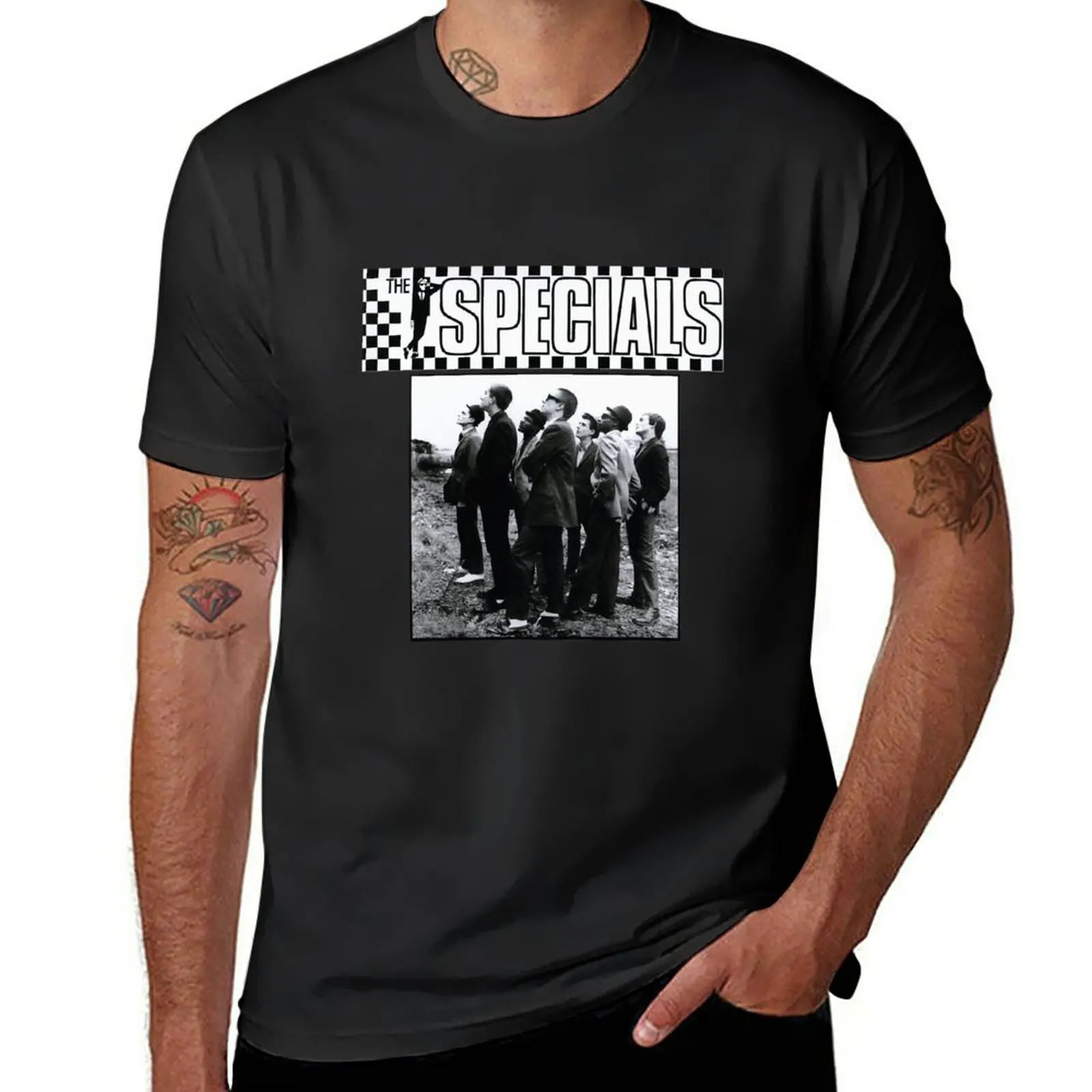 Группа The Specials Пользуется Популярностью Благодаря Многим Песням Ретро The Specials -Ska Идеальный подарок, Панк-футболка, Блузка, футболки для мужчин 0