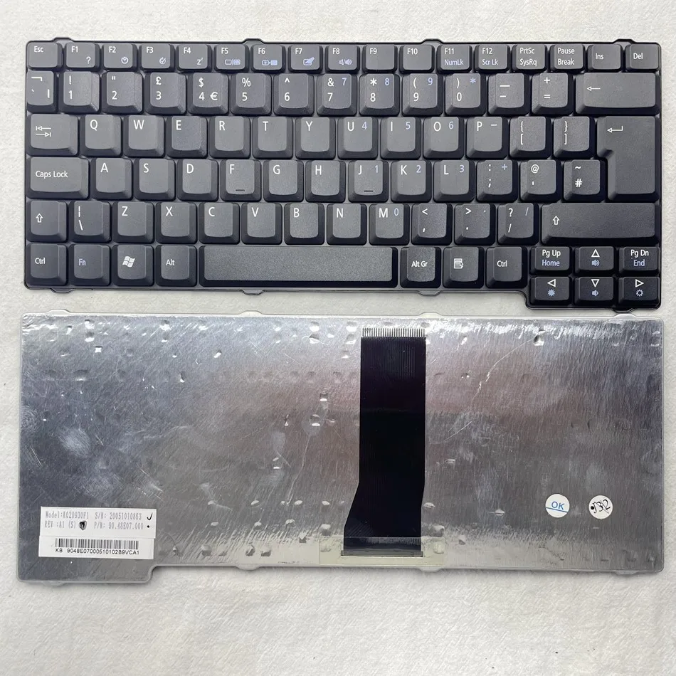 Клавиатура для ноутбука Acer Aspire 1360 1520 1620 1660 TM200 210 220 МОДЕЛЬ K020930F1, макет в Великобритании