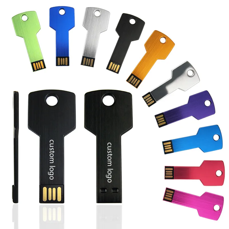Красочный Ключ Usb Флэш-накопитель 2.0 128 ГБ Флешка 4 ГБ 8 ГБ 16 ГБ 32 ГБ Выгравируйте Подарки Memory Stick для бизнеса (более 10 шт. Бесплатного логотипа)