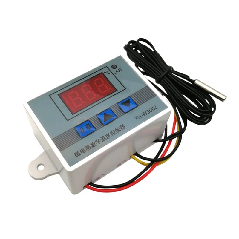 Мини-цифровой регулятор температуры XH-W3002 110V-220V 1500W Термостат, регулятор нагрева, охлаждения, Датчик Терморегулятора 0