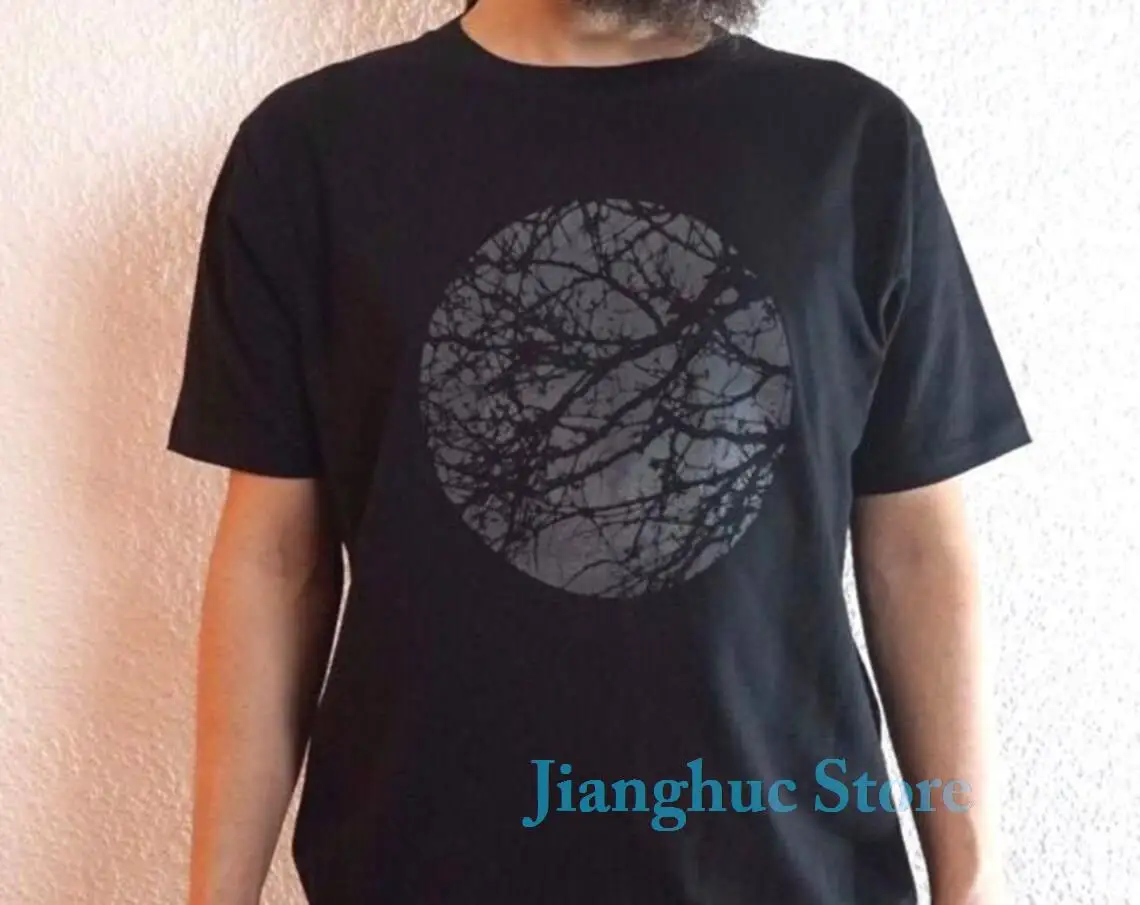 Минималистичная футболка из Органического хлопка с изображением Дерева, футболка с трафаретным принтом, хлопковая повседневная Мужская футболка, Женские футболки, топы