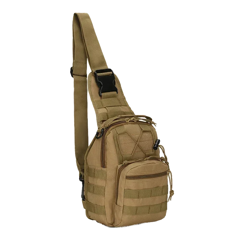 Мужская Тактическая сумка через плечо, Походный рюкзак, Нейлон, охота, кемпинг, Рыбалка, Армейский треккинг Molle, Военная нагрудная сумка-слинг 0