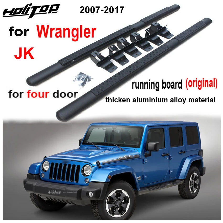 новое поступление, боковая подножка Nerf bar для Jeep Wrangler JK 2007-2017, 2 двери или 4 двери, модель OE, гарантия высокого качества