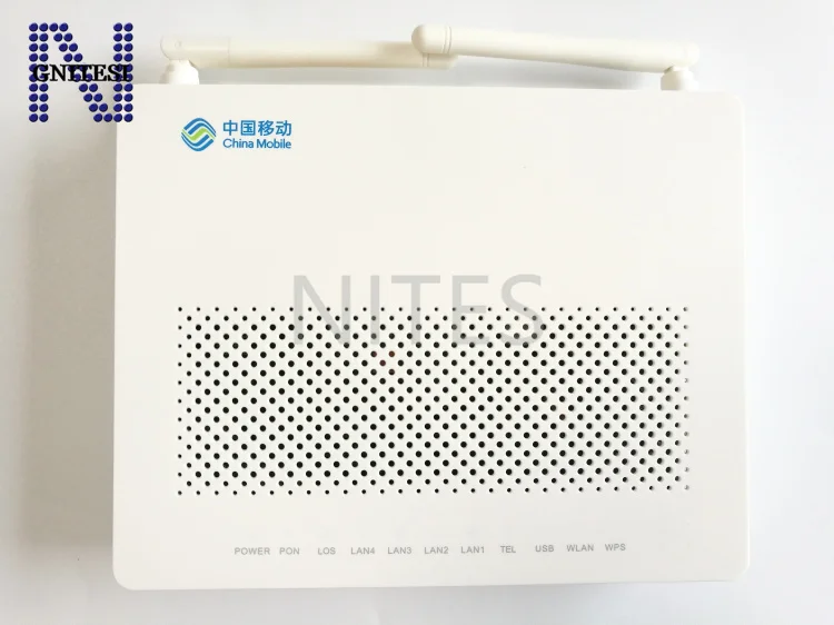 Новый 100% высококачественный GPON HG8546M с портом телефона 1GE + 3 * FE + 1 * + wifi, английская прошивка.с логотипом China mobile.