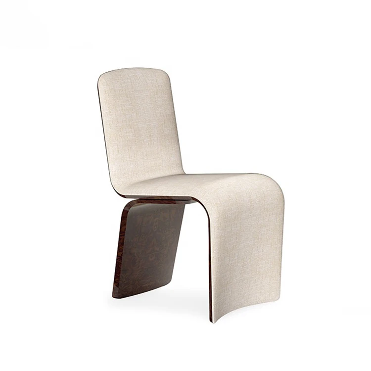 Оптовая продажа мебели для столовой, обеденных стульев из черно-белой ткани