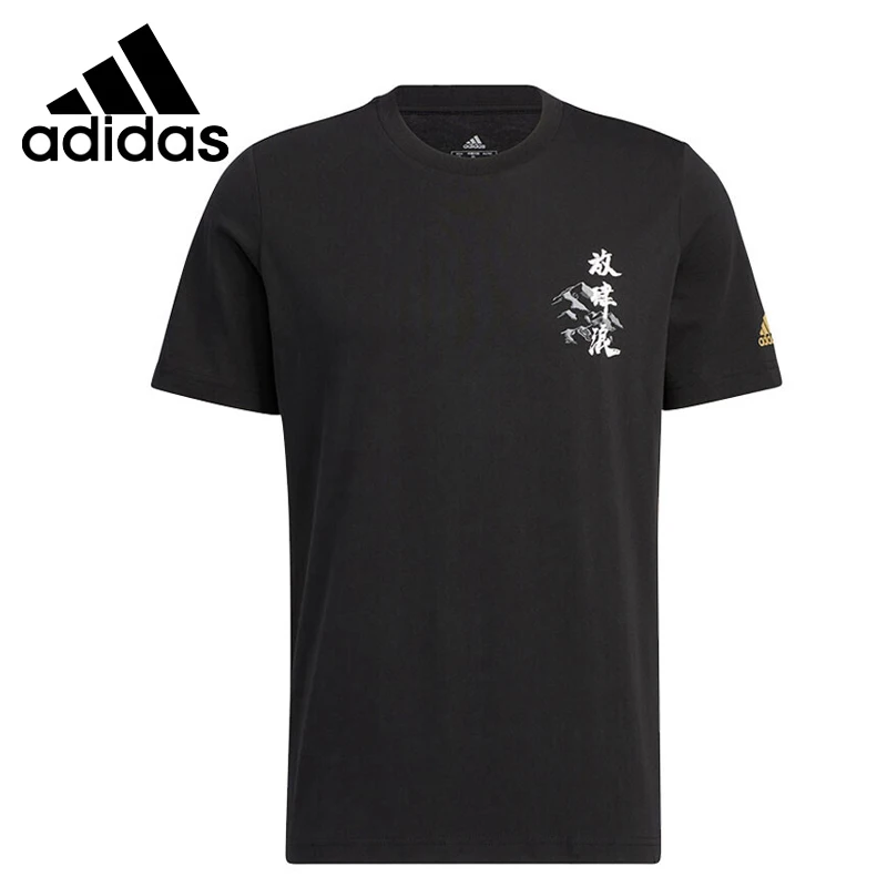 Оригинальное Новое поступление Adidas SS CN GFX TEE, Мужские футболки, спортивная одежда с коротким рукавом 0