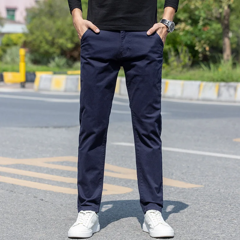 Плюс размер повседневные брюки мужские свободные прямые мужские брюки черные молодежные мужские стрейчевые брюки большого размера брюки карго мужские 44 46 мужская одежда