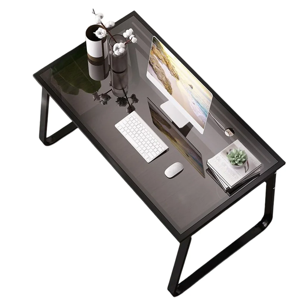 Простота компьютерного стола, закаленного высокотемпературного стекла, компьютерных столов, современной мебели для столов и стульев.