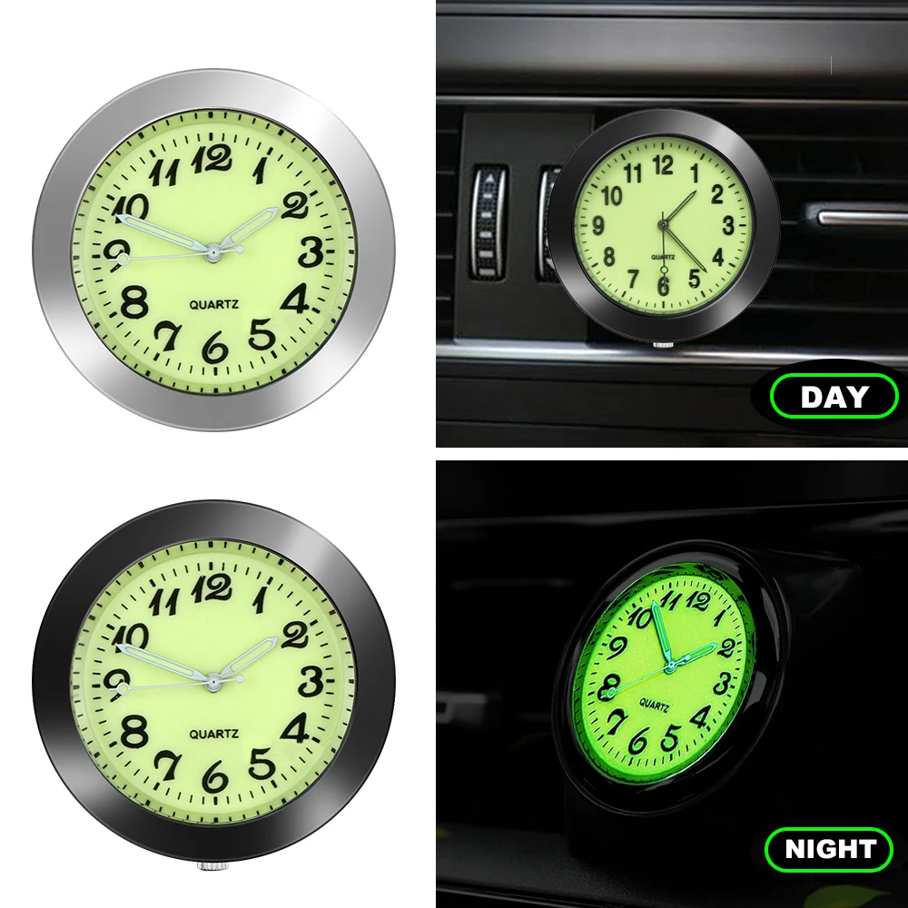 Светящиеся Автомобильные Часы С Орнаментом, Аксессуары для Audis TT B8 A1 A3 A4 B5 B6 B7 A5 A6 C5 C6 C7 A7 A8 D3 D4 Q3 42 Q5 8U Q7 4L 0