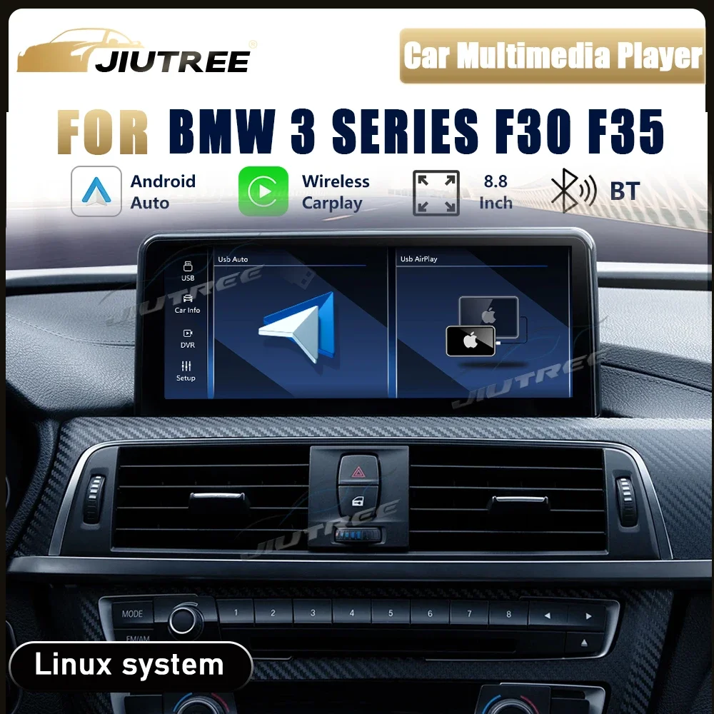 Система Linux Для BMW 3 Серии F30 F35 2013-2019 Автомобильный Радиоприемник Беспроводной Carplay Android Auto 10,25 Дюймовый Мультимедийный плеер NBT EVO