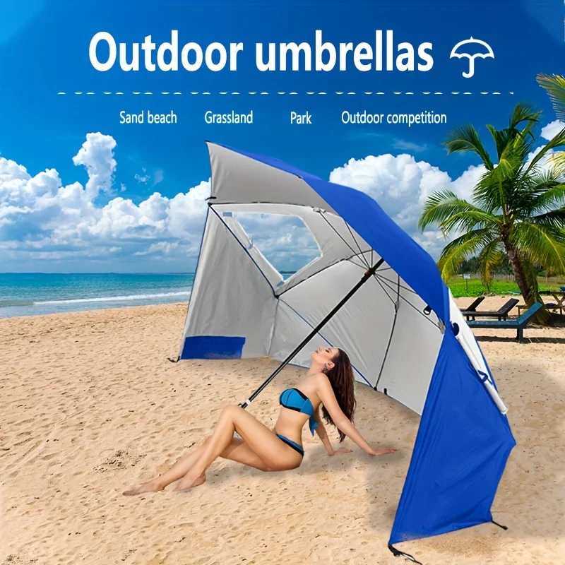 Спорт на открытом воздухе, Портативный Многофункциональный зонт от солнца, Дышащая Пляжная палатка, Рыболовный зонтик с прозрачным окном