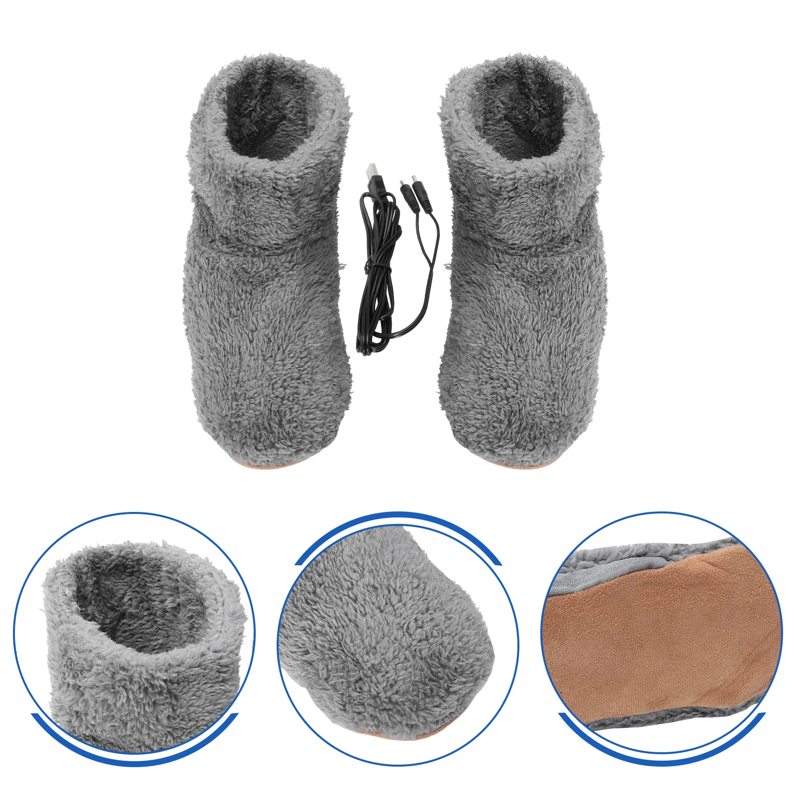 Теплые пинетки с подогревом, электрическая грелка, USB-грелка, согревающие носки для зимних холодов