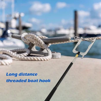 1 Комплект телескопического багра для лодок многоцелевого докового крюка Threader Boat Hook