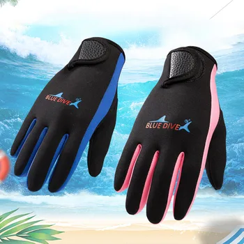 1 пара 1,5 мм неопреновых перчаток для плавания с аквалангом, противоскользящих перчаток для гидрокостюма