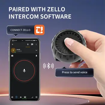 1 шт. Беспроводной контроллер громкой связи PTT R16 Walkie Talkie Bluetooth Кнопка для мобильного телефона Android IOS с низким энергопотреблением 0