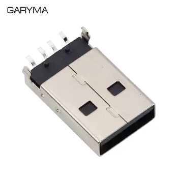10/50 шт Штекер USB 2.0 A Type AM 4pin штекер 90 градусов/180 градусов SMT SMD /DIP USB разъем для печатной платы