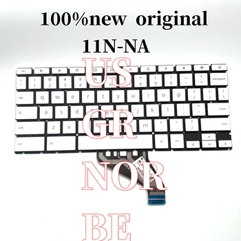 100% Новая Оригинальная клавиатура US BE NOR GR для HP Chromebook 11A-NA 11A-NA0010NR 11A-NA0036NR L98105-001 041 051 DH1