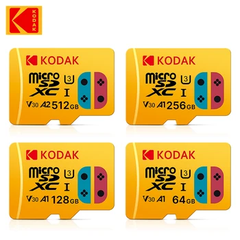 100% Оригинальная карта kodak micro-sd 32gb U3 A2 карта памяти flash TF Карты 64GB 128GB 256GB 512GB карта памяти для смартфона