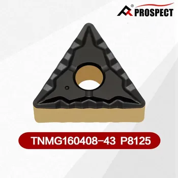 10шт TNMG160404 /08 /12-43 P8125, для тонкой обработки, перспективный бренд, лучшее качество, используется для фрезы и держателя токарного инструмента 0