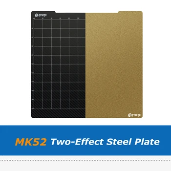1шт MK3S MK52 С Односторонним Порошковым Покрытием PEI + Односторонняя Наклейка Из Углеродного Волокна Пружинная Стальная Пластина 253,8*241 мм для 3D-принтера Prusa i3