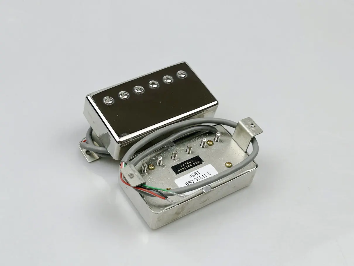 Гитарные звукосниматели Alnico 5 Gib 498R 498T Набор звукоснимателей Хамбакер Никель для электрогитары GIB 1