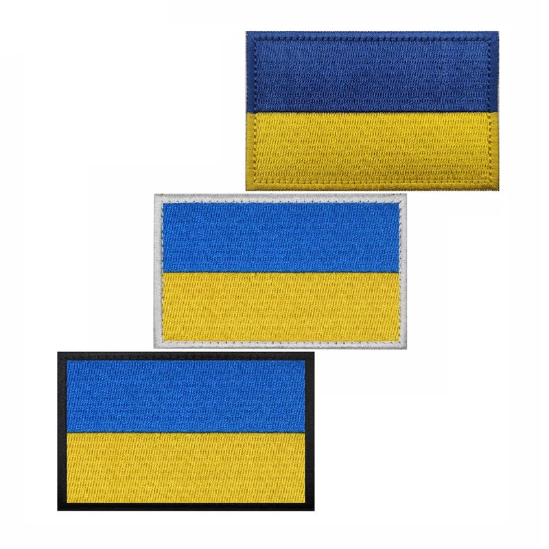 Нашивки с вышивкой Украины, значок в форме щита с национальным гербом Украины, тактический флаг Украины для рюкзака 1
