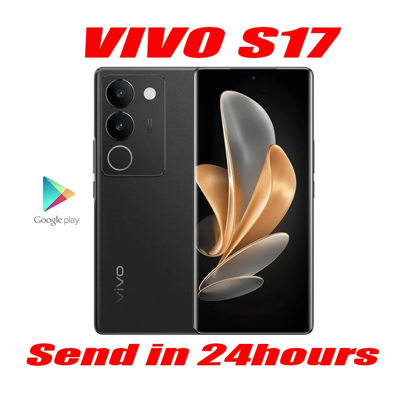 Оригинальный Официальный Мобильный Телефон VIVO S17 5G Snapdragon778G + 6,78-дюймовая AMOLED 50-Мегапиксельная Камера 4600 мАч 80 Вт Falsh Charge Android 13 NFC 1