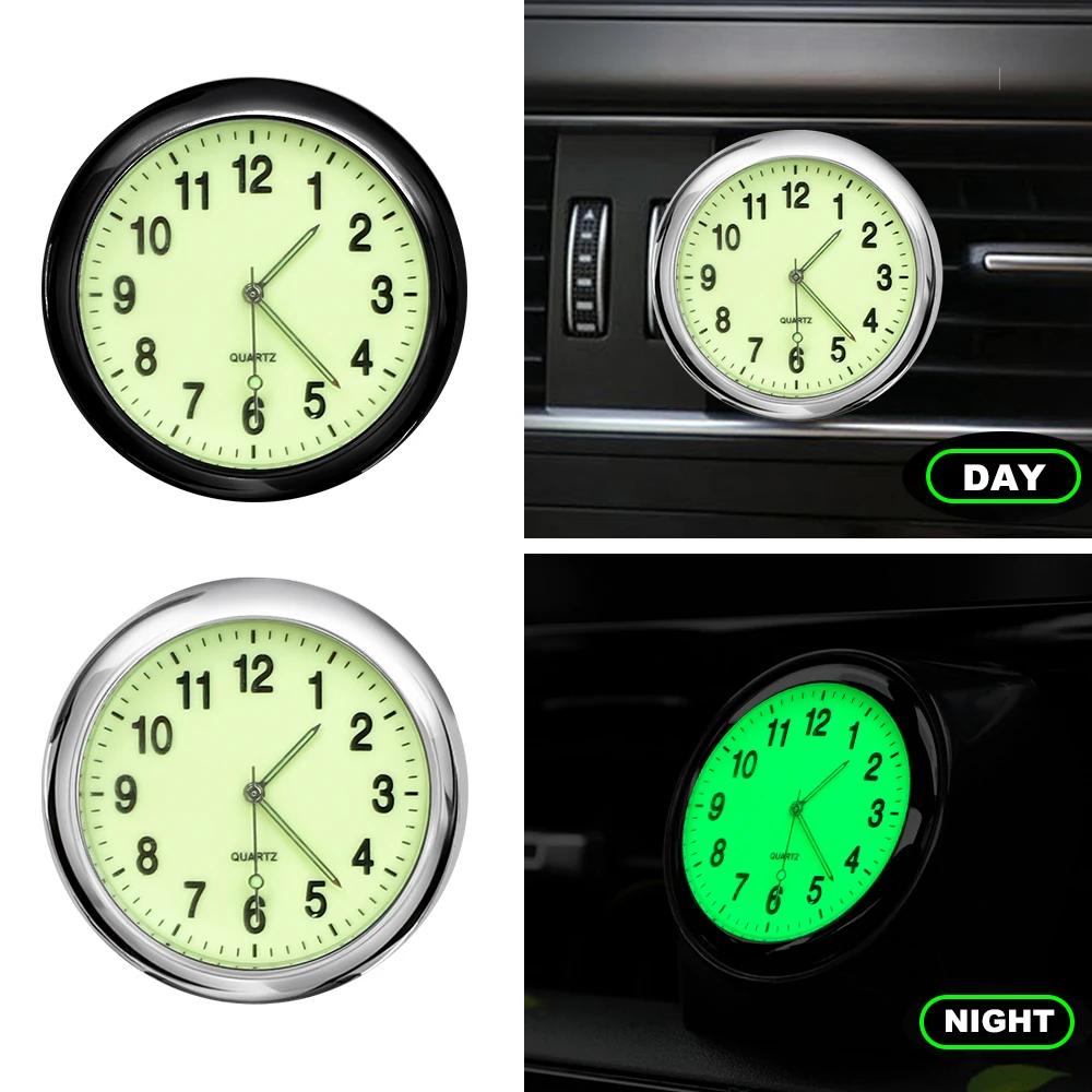 Светящиеся Автомобильные Часы С Орнаментом, Аксессуары для Audis TT B8 A1 A3 A4 B5 B6 B7 A5 A6 C5 C6 C7 A7 A8 D3 D4 Q3 42 Q5 8U Q7 4L 1