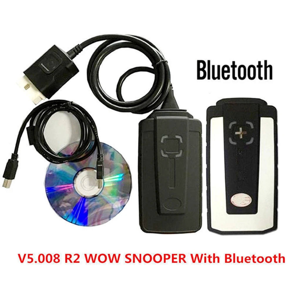 Для Wow Snooper 2022 2021 Диагностический инструмент Wurth V5.008 R2 Obd2 Сканер Грузовых автомобилей Bluetooth с Keygen Vd для DS150E (A) 2