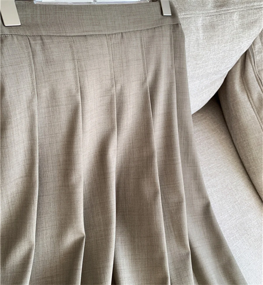 Женская юбка 2023, осень, Корейская длинная одежда с завышенной талией, юбка-фея для женщин и девочек 2