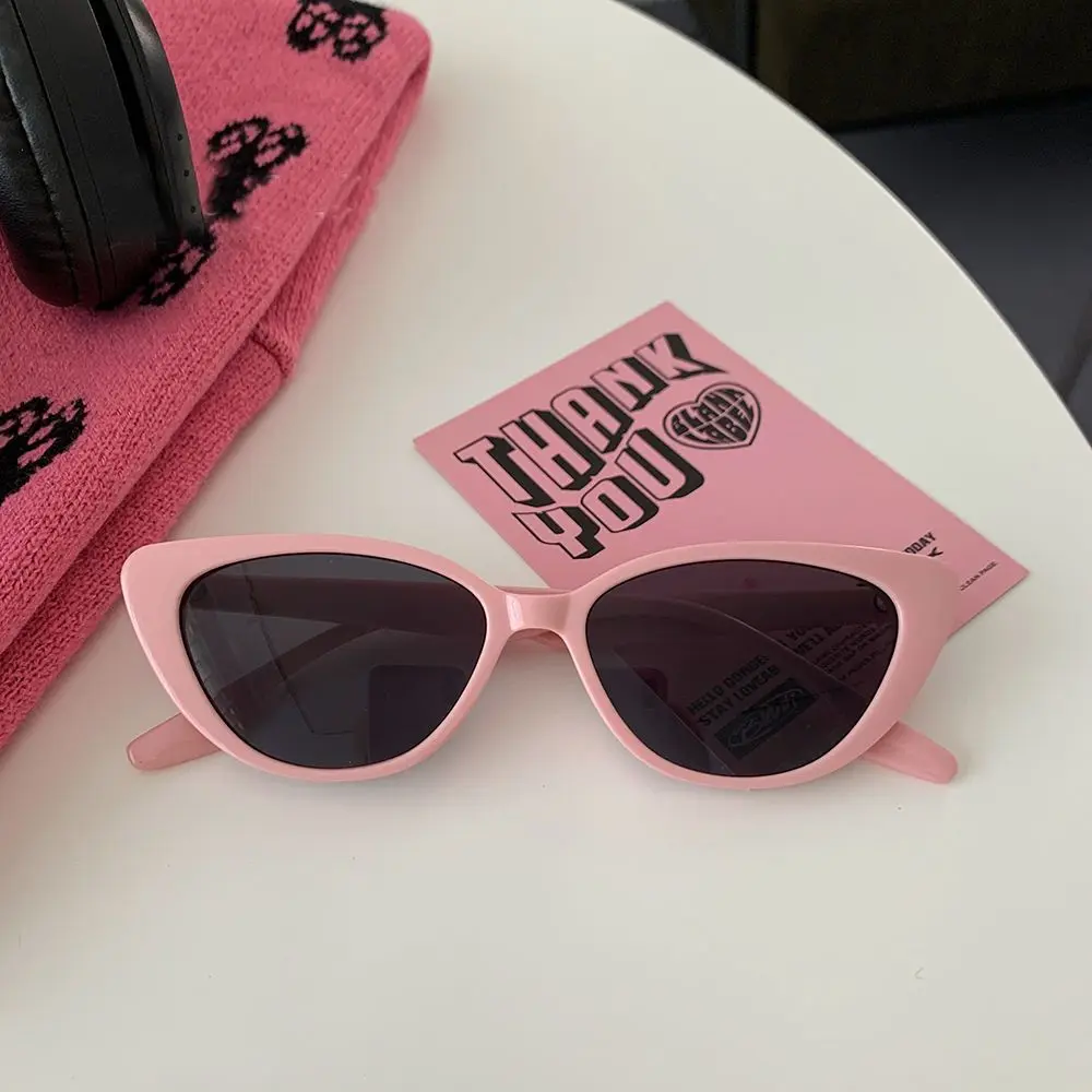 Корейские нишевые солнцезащитные очки sense высокого класса, винтажные универсальные розовые солнцезащитные очки 