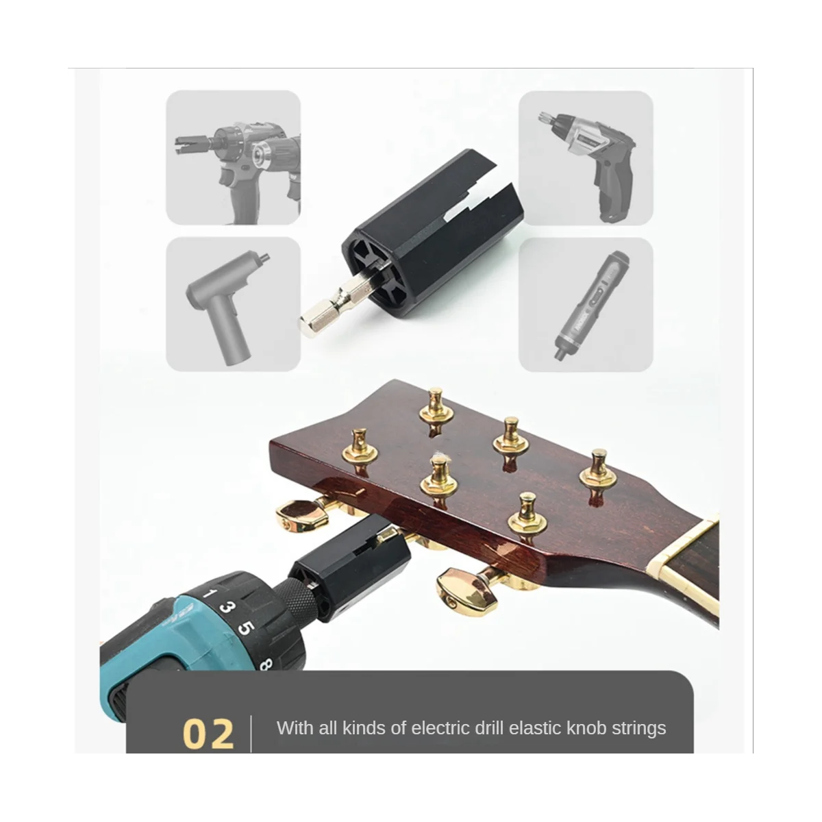 Многофункциональная намотка гитарных струн для баса, акустической и электрогитары, аксессуаров для баса, инструментов Luthier 2