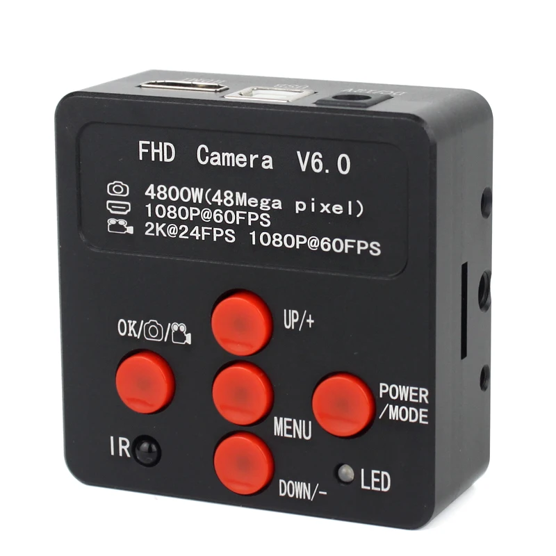 48MP 2K 1080P HDMI USB Промышленный Видео Цифровой Микроскоп Камера 130X Zoom C Mount Объектив Для Ремонта Печатных Плат Телефона Инструменты Для Пайки 3