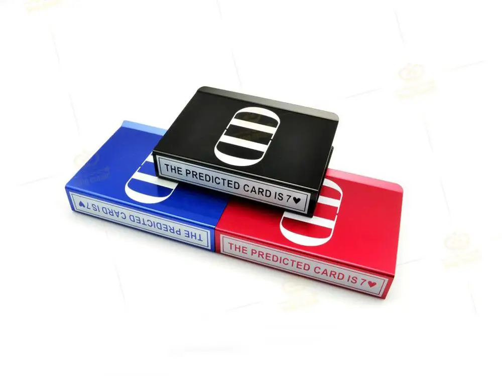 держатель для игральных карт из алюминия 1шт - стиль DD (доступно пять цветов) Аксессуары для реквизита для фокусов фокусника 3