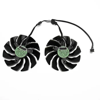 4шт 88-мм Вентилятор Видеокарты GPU Cooler для REDEON AORUS RX580/570 GIGABYTE GV-RX570 AORUS GV-RX580AORUS 4
