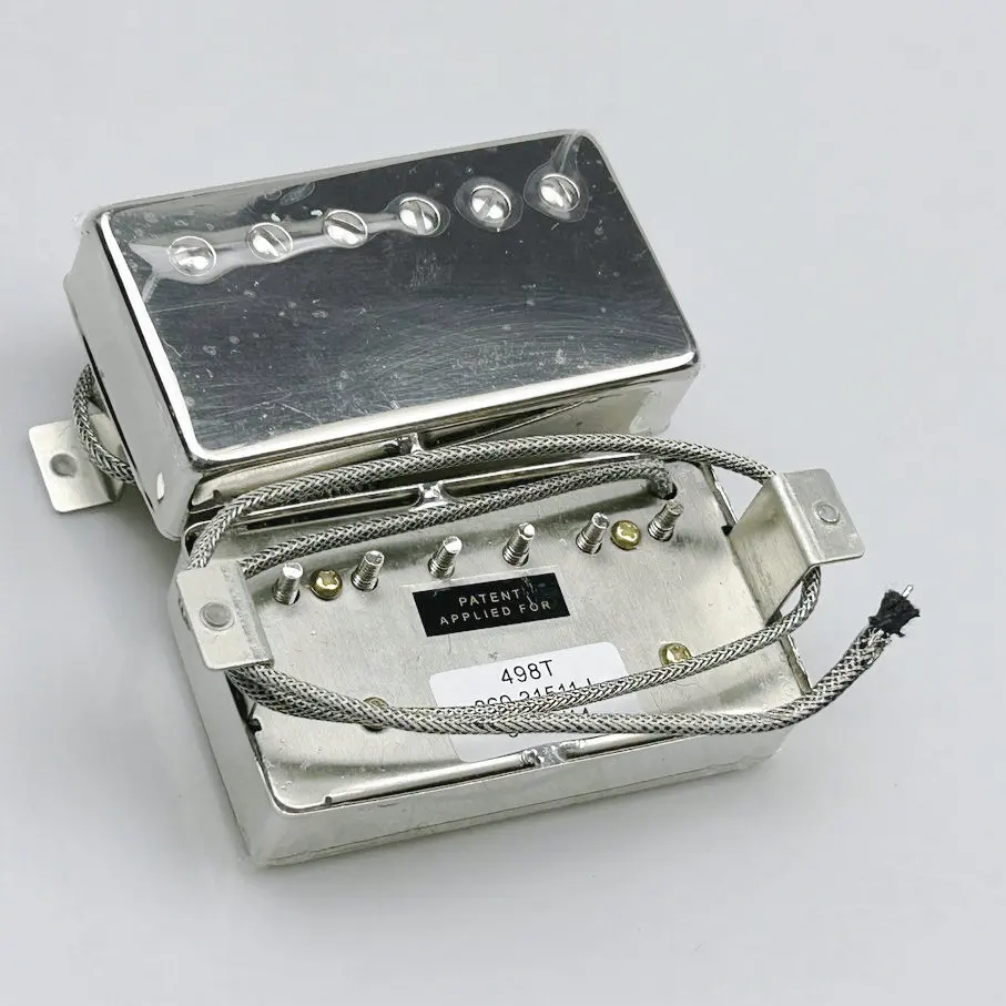 Гитарные звукосниматели Alnico 5 Gib 498R 498T Набор звукоснимателей Хамбакер Никель для электрогитары GIB 4