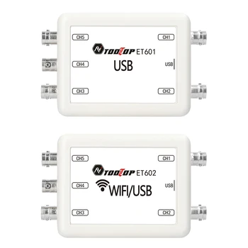 ET601/ET602 Портативный Виртуальный Осциллограф WIFI/USB с 5-Канальной Полосой Пропускания 50 кГц Поддерживает Хранение Данных для Технического Обслуживания автомобилей DIY