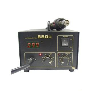 FT-850D Цифровой дисплей контроль температуры ремонт мобильных телефонов, паяльная станция для пистолета с горячим воздухом 0