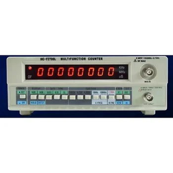 HC-F1000L Частотомер Счетчик от 10 Гц До 2700 МГц 1 Г Частота Кварцевого Генератора Счетчик Сигнала Тест 8 Светодиодный Дисплей 220 В 1