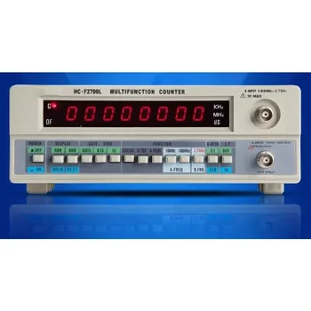HC-F1000L Частотомер Счетчик от 10 Гц До 2700 МГц 1 Г Частота Кварцевого Генератора Счетчик Сигнала Тест 8 Светодиодный Дисплей 220 В 5