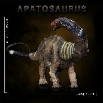 HiTwo Статичные массивные фигурки динозавров, реалистичная модель апатозавра, идеальное украшение для вечеринки, подарок для ребенка, игрушка в подарок 0