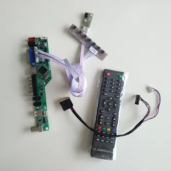 USB АУДИО LCD LED TV AV VGA Плата контроллера Card Kit DIY Для LP156WD1-TLA1 1600*900 15,6 