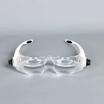 Y50 3.8X Повязка с увеличительным стеклом, лупа, кронштейн для очков, очки для телевизора, увеличительное стекло с держателем для телефона, футляр для очков