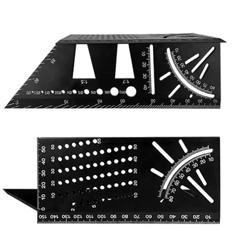 Алюминиевый шаблон для разметки в виде ласточкиного хвоста, руководство по маркировке маркером в виде Ласточкиного хвоста, чертилка для деревообработки