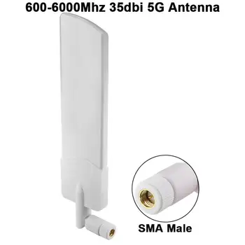Антенна 5G 600-6000 МГц 35dbi Omni 5G LTE SMA Мужской 3G 4G GSM Полночастотный Направленный Усилитель Модем С Высоким Коэффициентом Усиления Antenne